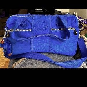 KIPLING KLARA BLUE SATCHEL*